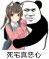金管长 熊猫头 拥抱 死宅真恶心