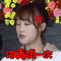 奔跑吧兄弟第六季 蓝盈莹 生气 你再说一次 soogif soogif出品