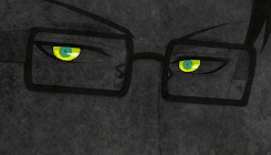 黑执事 眼镜框 黄绿色眼睛 冬梅