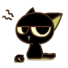 QQ 可爱 黑猫 表情
