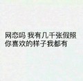 文字 搞笑 雷人 斗图 网恋吗 我有几千张假照片 你喜欢的样子我都有