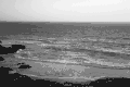 大海 浪花 黑白 美景
