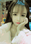 美女 气质 可爱 眼神