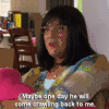 胖女人 说话 眼睛 注视