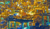 Singapore Singapore2012延时摄影 ZWEIZWEI 城市 夜晚 新加坡 灯光 货运 集装箱