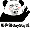 gay 熊猫头 搞怪 搞笑 逗