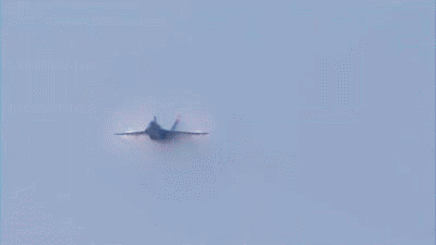 战斗机 喷射 破音速 自带云环