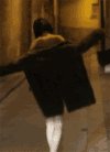 电影 穿衣服 背影 晕死
