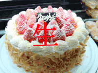 蛋糕 蜡烛 草莓 火焰