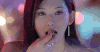 美女 戒指 吃东西 耳环