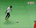 假踢 射门 高兴 晃人