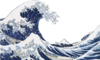 贴纸 海 海浪 浪花