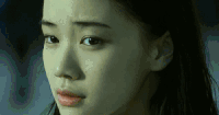 女孩 侧脸 眨眼 清纯