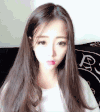 美女 长发 大眼睛 红嘴唇
