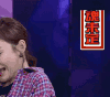 袁姗姗 惊魂未定 张嘴 害怕