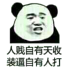 熊猫头 人贱天收 装逼人打 斗图 搞笑 猥琐