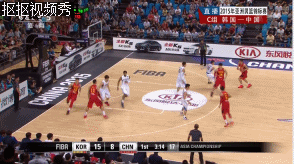 篮球 亚锦赛 中国 韩国 突破 转身 犯规 激烈对抗 汗流浃背 英气逼人 劲爆体育