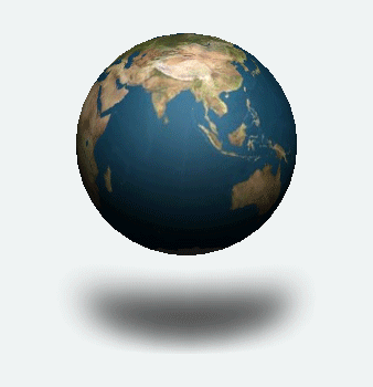 科学 模拟 地球 旋转
