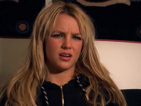 我不信 布兰妮·斯皮尔斯 Britney+Spears 不敢相信 表情包 小甜甜 怀疑 质疑