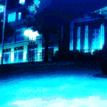 夜空 卡通 二次元 可怕