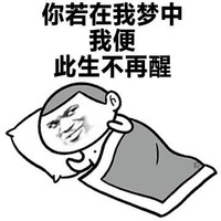 睡觉 做梦 表白 此生不在醒