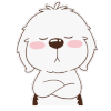 狗狗 插肩 闭眼 点头