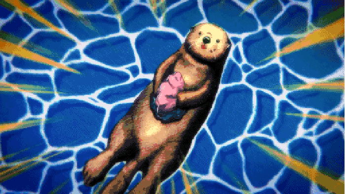 男子游泳部 卡通 大熊 可爱