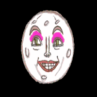 月亮 moon 动画 猎奇 密集恐惧症 人脸