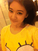 刘丹萌 飞吻 卖萌 美女