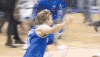 诺维茨基 Dirk Werner Nowitzki 篮球 胜利 庆祝