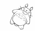 动漫 动图 小龙猫 摇晃 胖乎乎