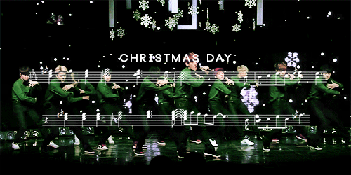 十二月的奇迹 EXO christmas day 韩国组合 唱跳 表演