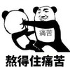 暴漫 熊猫头 熬得住痛苦 人生 搞怪 逗