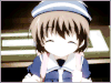 冈崎汐 clannad 二次元 举手 可爱