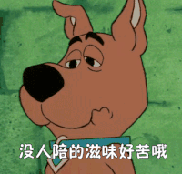 伤心 没人陪的滋味好苦哦 狗 流泪