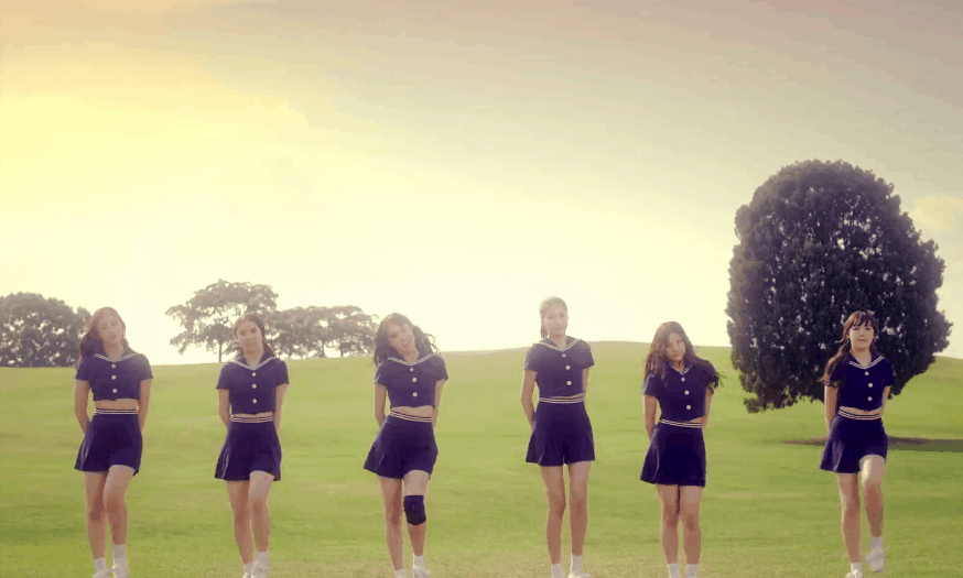Gfriend MV 今天开始我们 少女 水手服 活力 跳舞