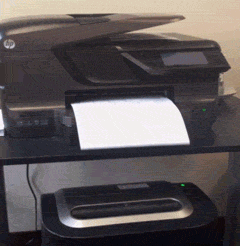 打印机 白纸  复印 黑字