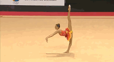 卡娜耶娃 艺术体操 表演 高难度