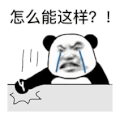 暴漫 熊猫头 怎么能这样 搞怪 逗