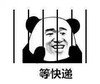 暴漫 熊猫头 等快递 期待 搞怪 逗