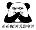 暴漫 熊猫头 弟弟你说话真高兴 搞怪 逗