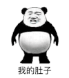 暴漫 熊猫头 我的肚子 搞怪 逗