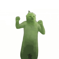 绿色小猫 猫咪 可爱 搞怪