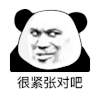 暴漫 熊猫头 很紧张对吧搞怪 逗