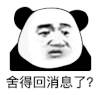 暴漫 熊猫头 舍得回消息了 搞怪 逗