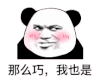 暴漫 熊猫头 这么巧 我也是 搞怪 逗