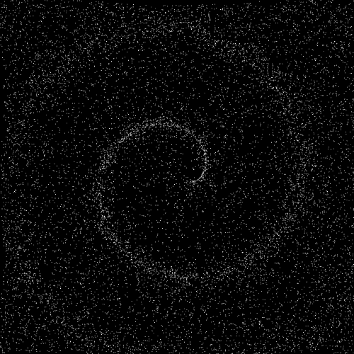 背景漩涡星星点点闪烁神奇宇宙银河gif动图