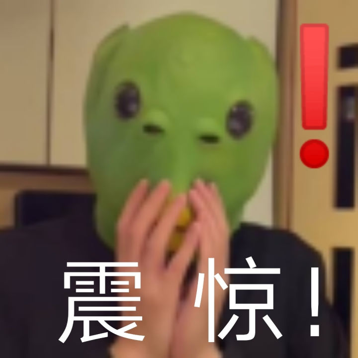 绿头鱼gif头套gif震惊gif惊讶gif搞怪gif逗gif