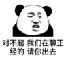 暴漫 熊猫头 对不起我们在聊正经的请你出去 搞笑 逗 沙雕