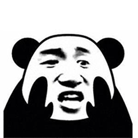 暴漫熊猫空白图片